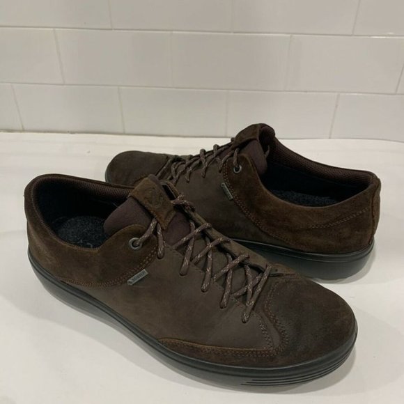 Ecco Gore-Tex Size 9 43 Brown Leather Shoes main image 6